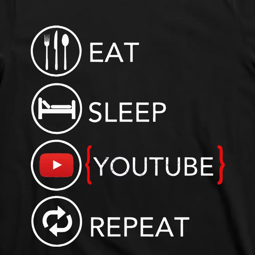 Video Blogger Vlogger Like Subscribe Podcaster T-Shirt