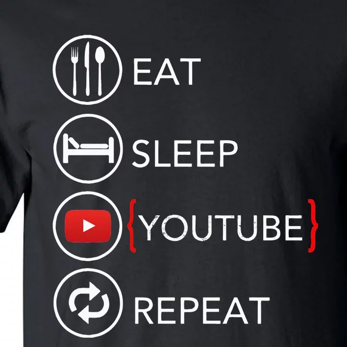 Video Blogger Vlogger Like Subscribe Podcaster Tall T-Shirt