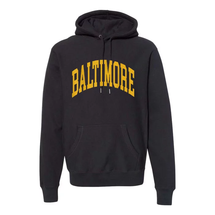 Vintage Baltimore Premium Hoodie