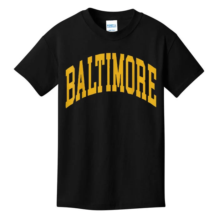 Vintage Baltimore Kids T-Shirt