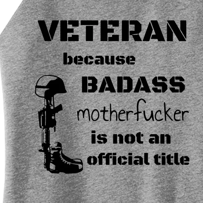 Veteran Badass Women’s Perfect Tri Rocker Tank