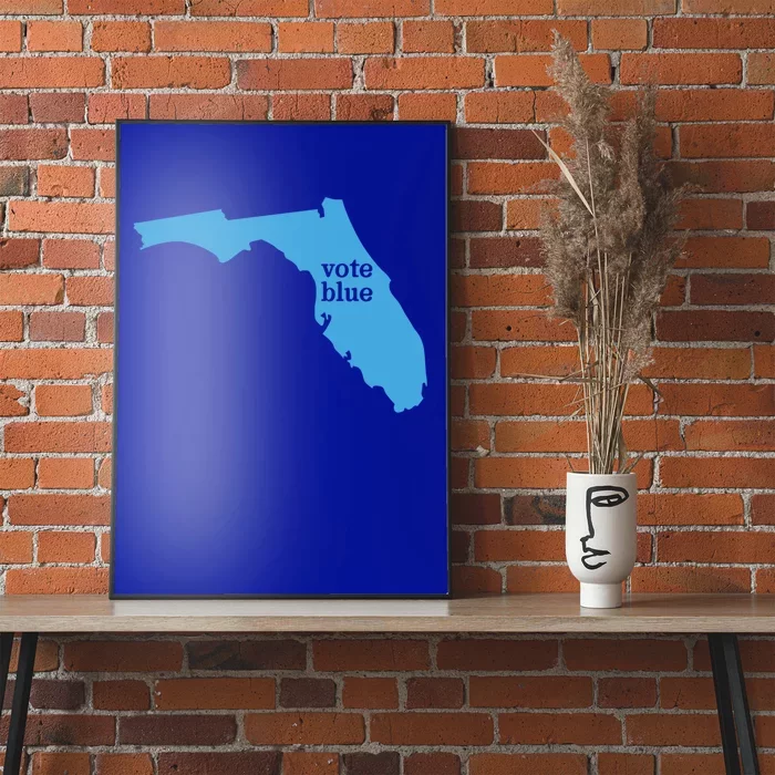 Vote Blue Voting Democratic Florida Cute Gift Poster