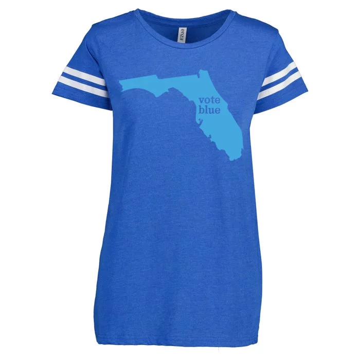 Vote Blue Voting Democratic Florida Cute Gift Enza Ladies Jersey Football T-Shirt