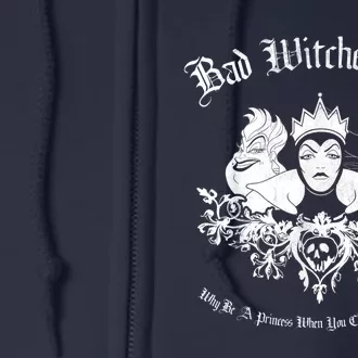 Villains Bad Witches Club Group Shot Graphic Full Zip Hoodie