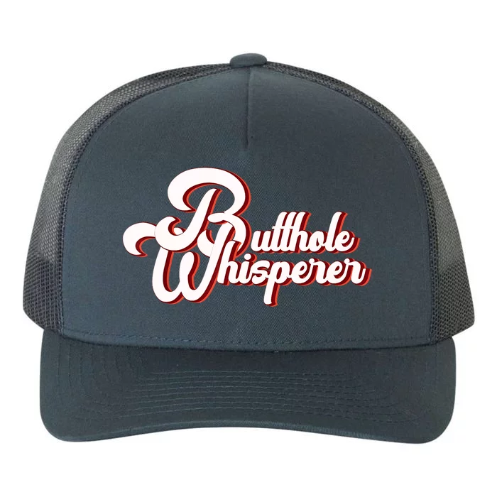 Vintage Butthole Whisperer Sarcastic Sayings For Family Yupoong Adult 5-Panel Trucker Hat