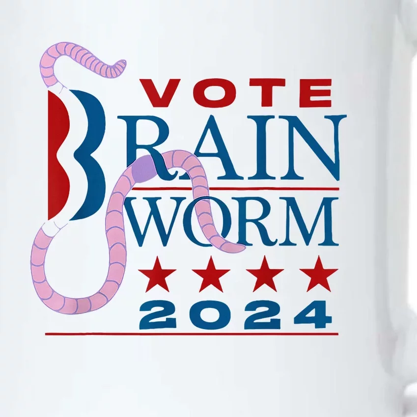 Vote Brain Worm 2024 Black Color Changing Mug