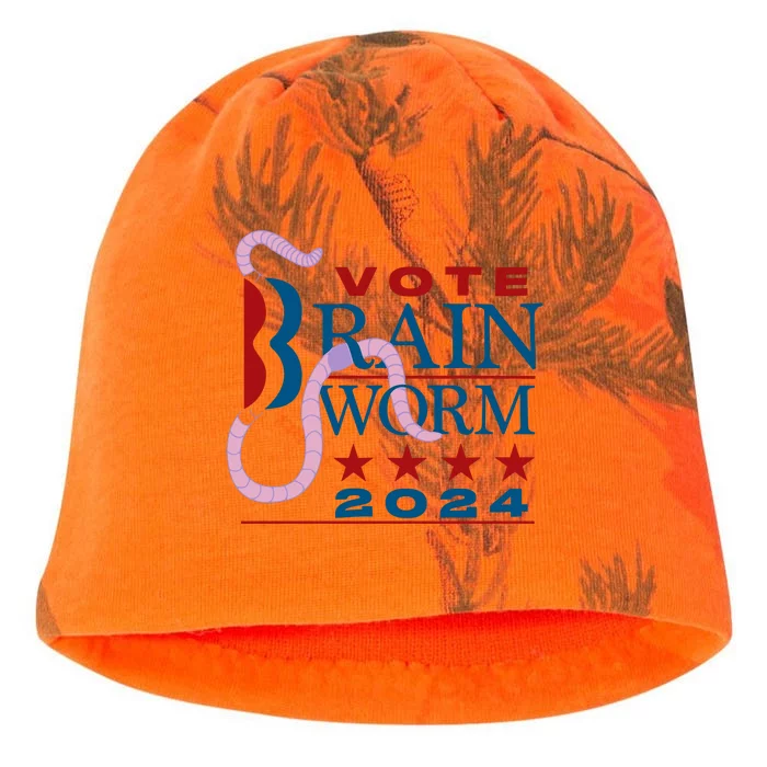 Vote Brain Worm 2024 Kati - Camo Knit Beanie