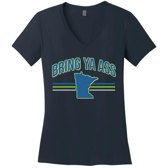 Vintage Bring Ya Ass To Minnesota Women's V-Neck T-Shirt