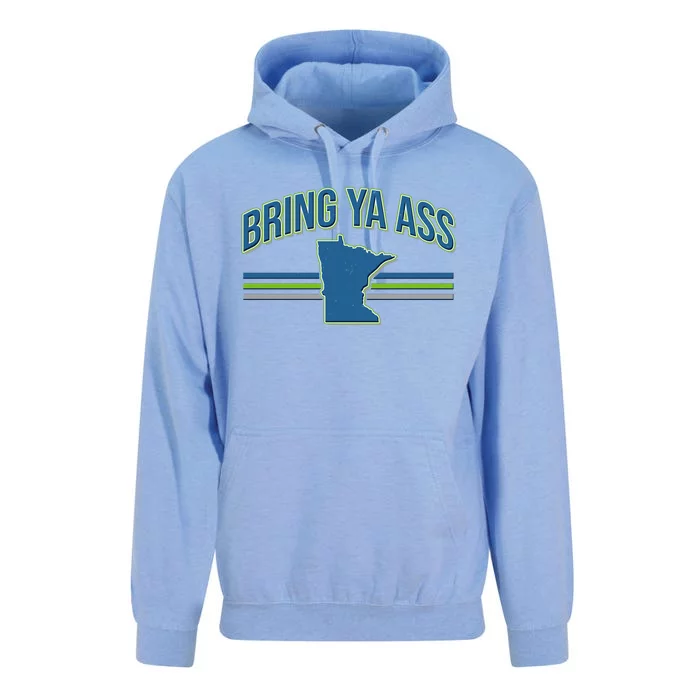 Vintage Bring Ya Ass To Minnesota Unisex Surf Hoodie