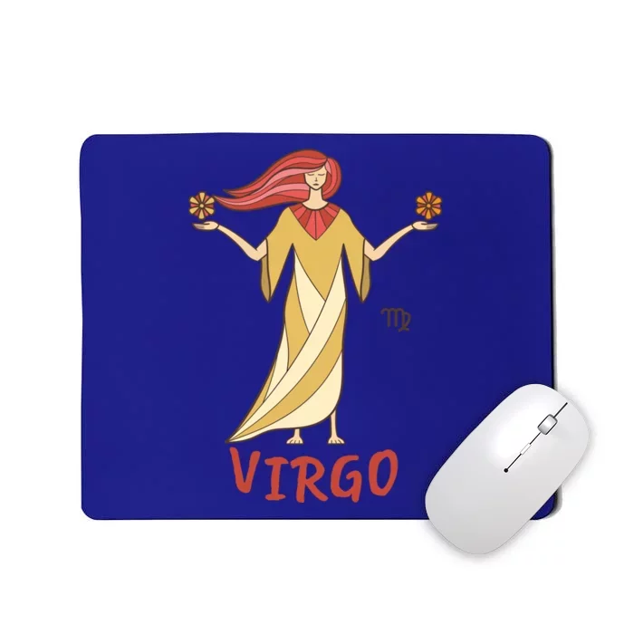 Virgo Birthday Zodiac Boho Vintage Cool Gift Mousepad