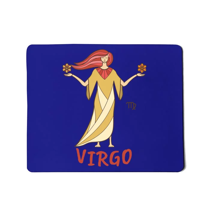 Virgo Birthday Zodiac Boho Vintage Cool Gift Mousepad