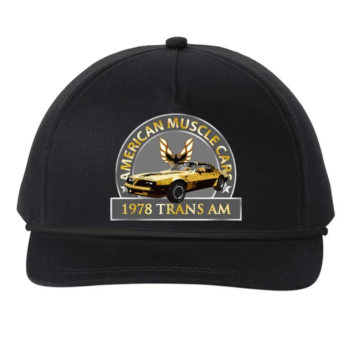 Vintage Classic 1978 Tran Am Muscle Cars 1970s Cars Snapback Five-Panel Rope Hat