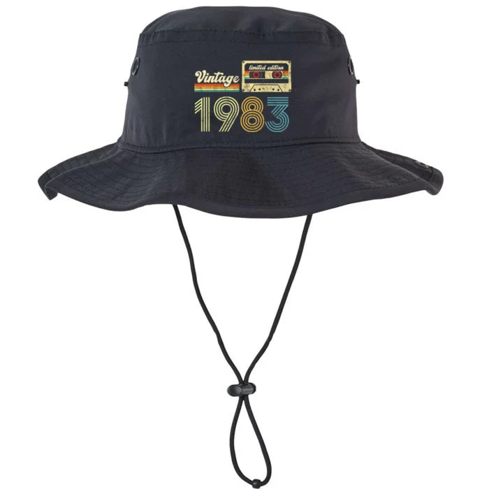 vintage cassette 1983 Retro Birthday 40th Dad Birthday Gift Grandpa Birthday Legacy Cool Fit Booney Bucket Hat