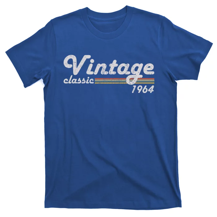 Vintage Classic 1964 Retro Year 60th Birthday Celebrations Cool Gift T-Shirt