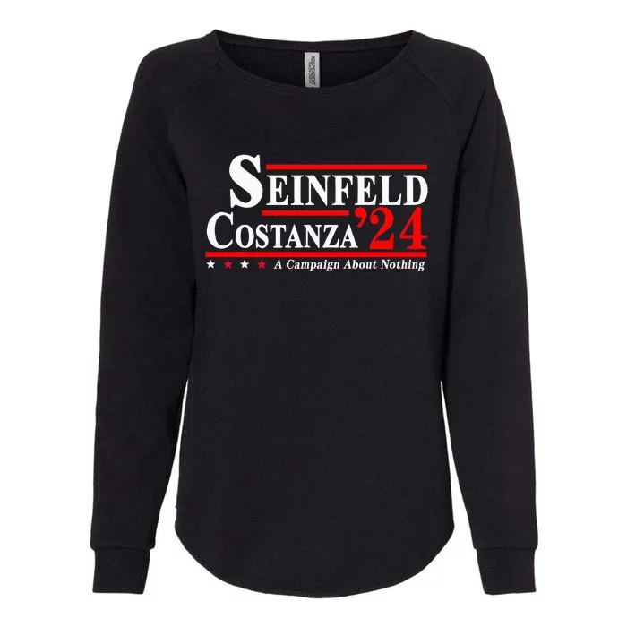 Vintage Costanzaes 2024 Election 90s Campaign Gift Ideas Womens California Wash Sweatshirt