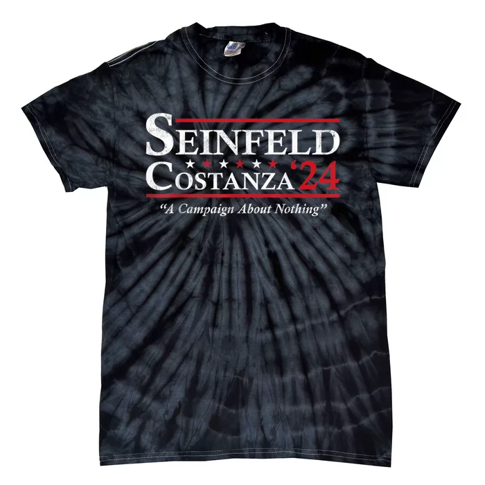 Vintage Costanza 2024 Election 90s Campaign Tie-Dye T-Shirt