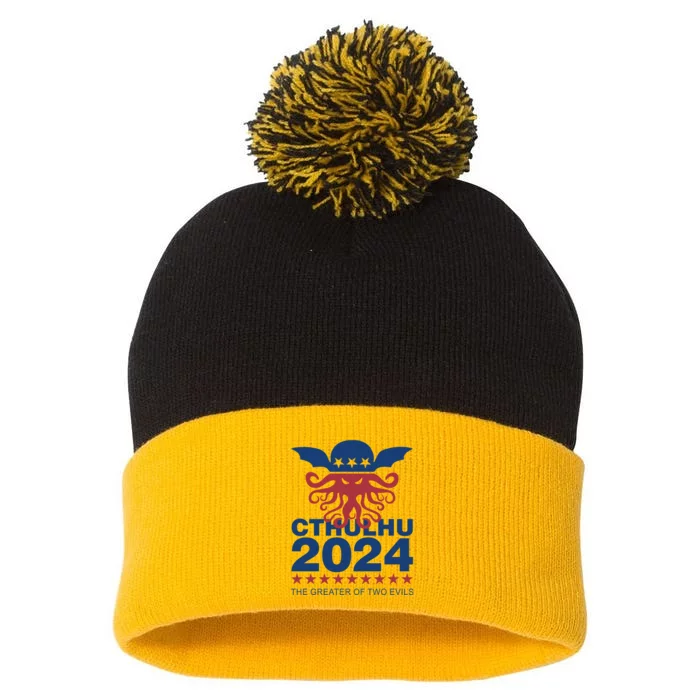 Vote Cthulhu 2024 Pom Pom 12in Knit Beanie