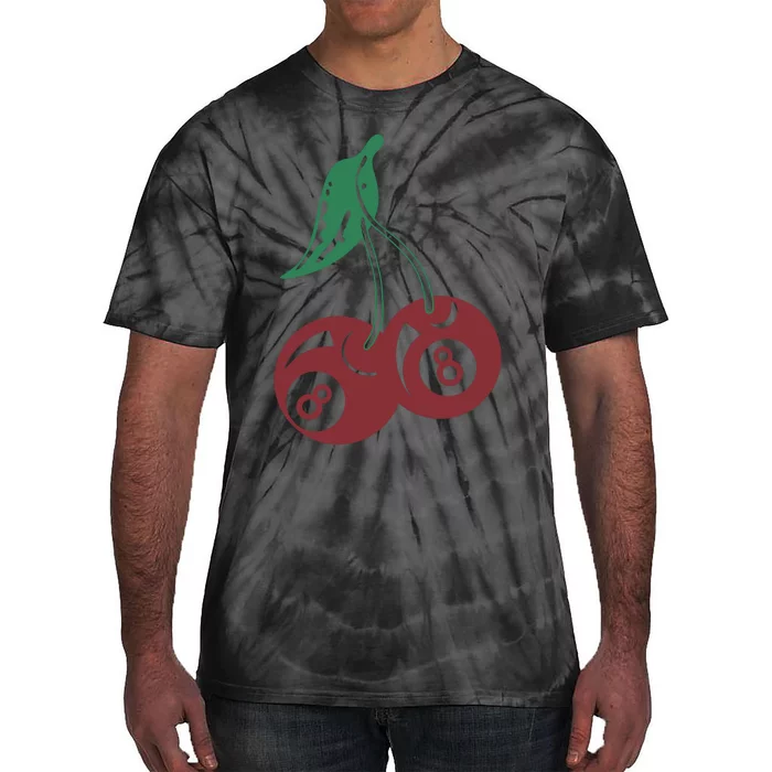 Vintage Cherry 8 Ball 90s Graphic Tie-Dye T-Shirt