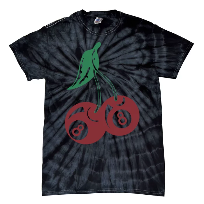 Vintage Cherry 8 Ball 90s Graphic Tie-Dye T-Shirt