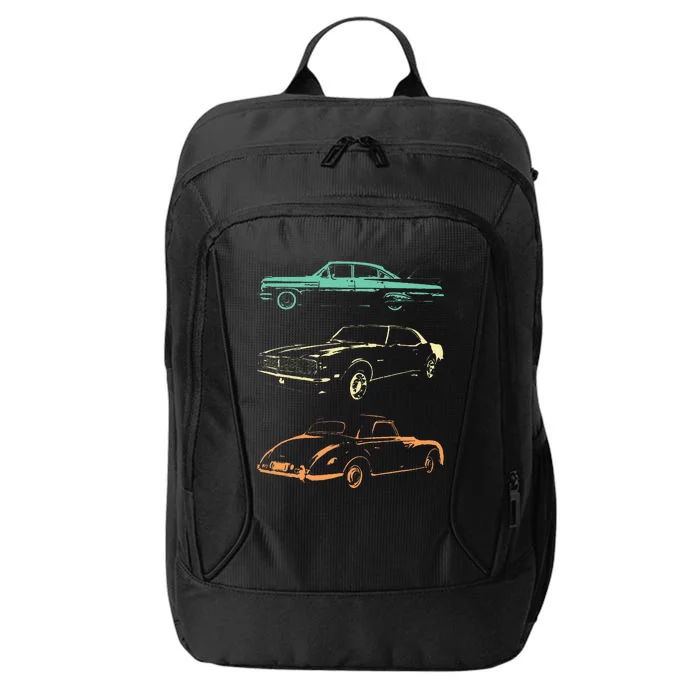 Vintage Cars 80s & 90s Retro City Backpack