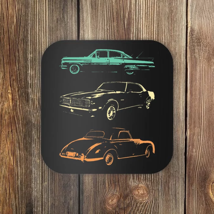 Vintage Cars 80s & 90s Retro Coaster