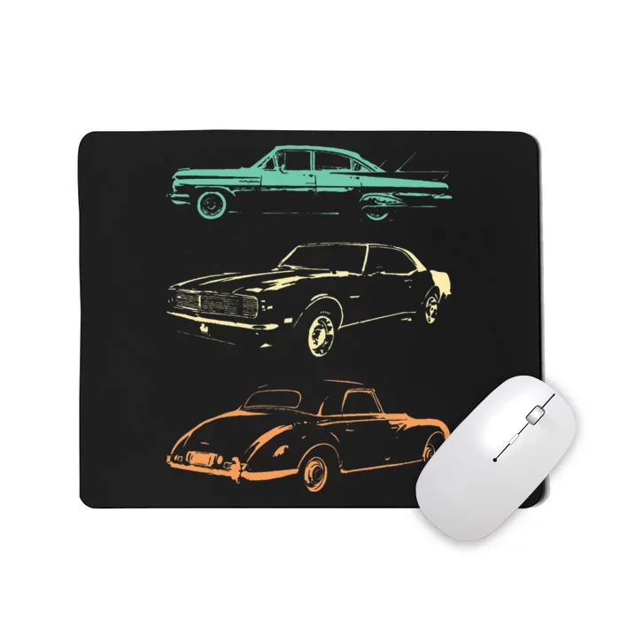 Vintage Cars 80s & 90s Retro Mousepad