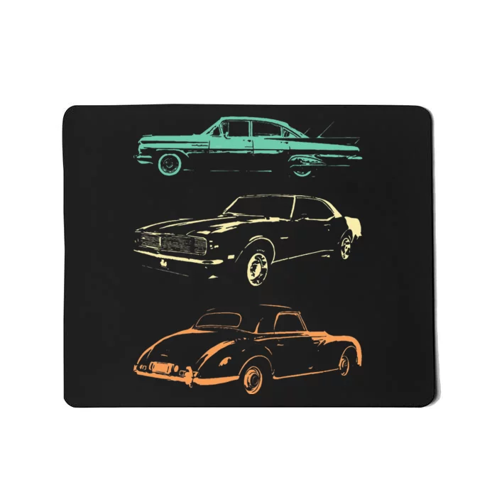 Vintage Cars 80s & 90s Retro Mousepad