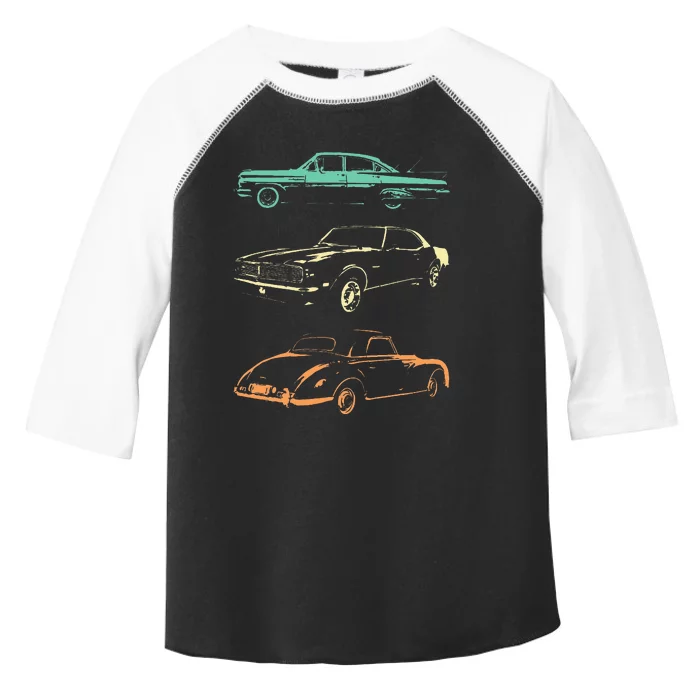 Vintage Cars 80s & 90s Retro Toddler Fine Jersey T-Shirt