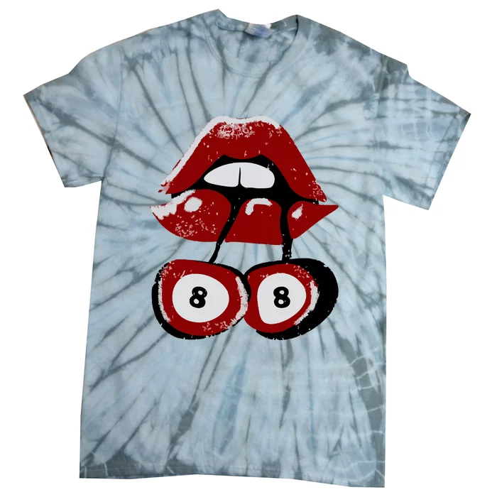 Vintage Cherry 8 Ball 90s Graphic Tie-Dye T-Shirt