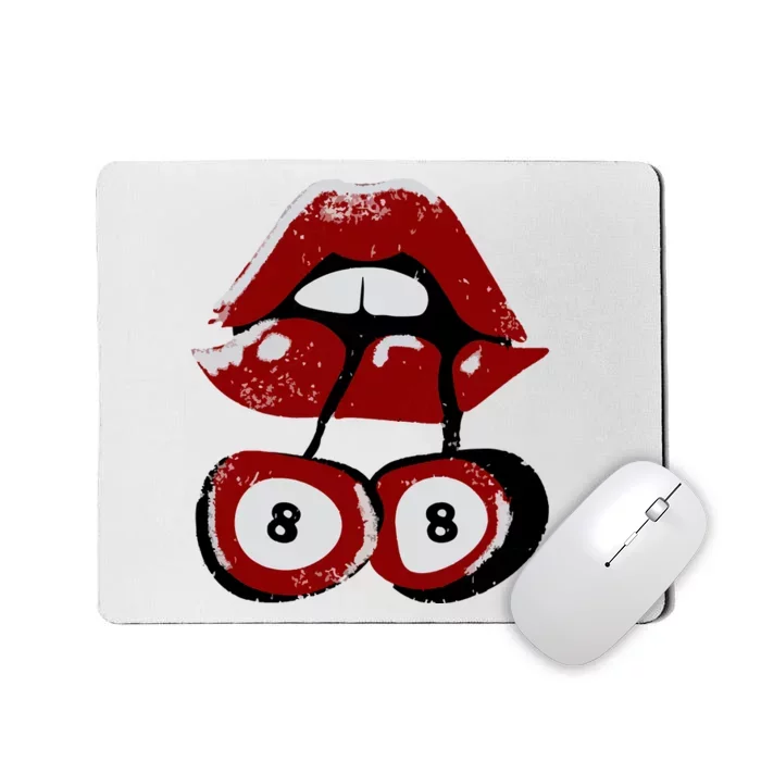 Vintage Cherry 8 Ball 90s Graphic Mousepad