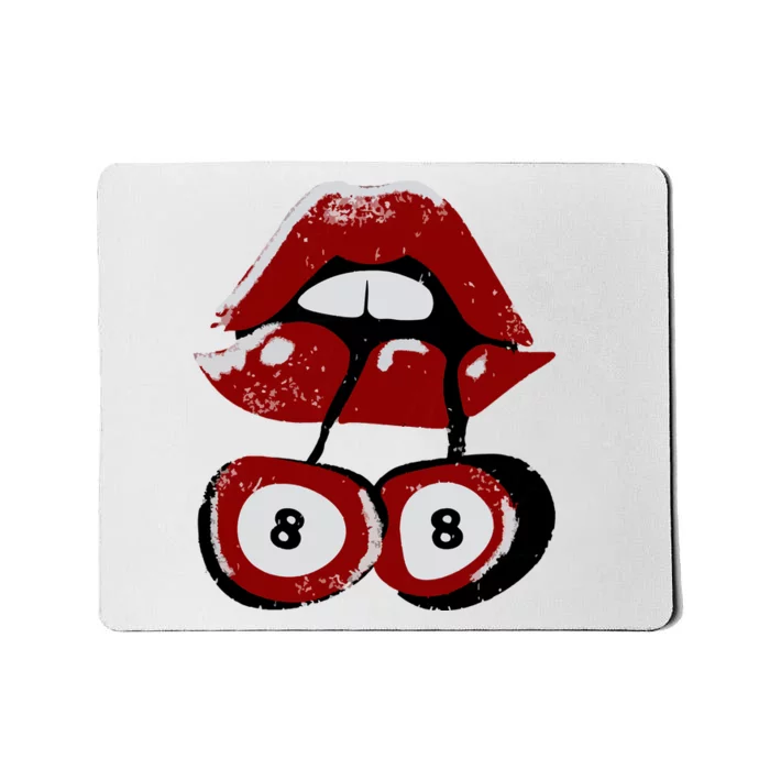 Vintage Cherry 8 Ball 90s Graphic Mousepad