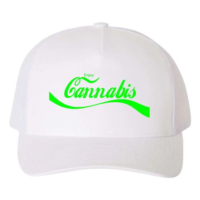 Vintage Cannabis Art Retro Marijuana Thc Retro 420 Day Weed Yupoong Adult 5-Panel Trucker Hat