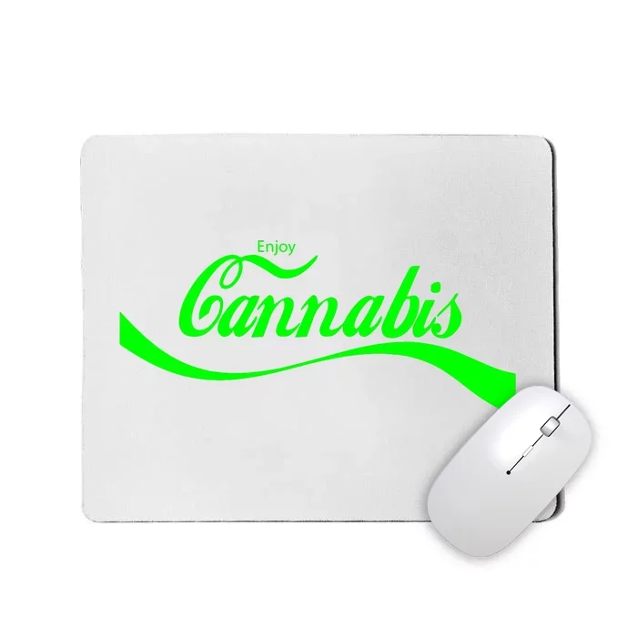 Vintage Cannabis Art Retro Marijuana Thc Retro 420 Day Weed Mousepad