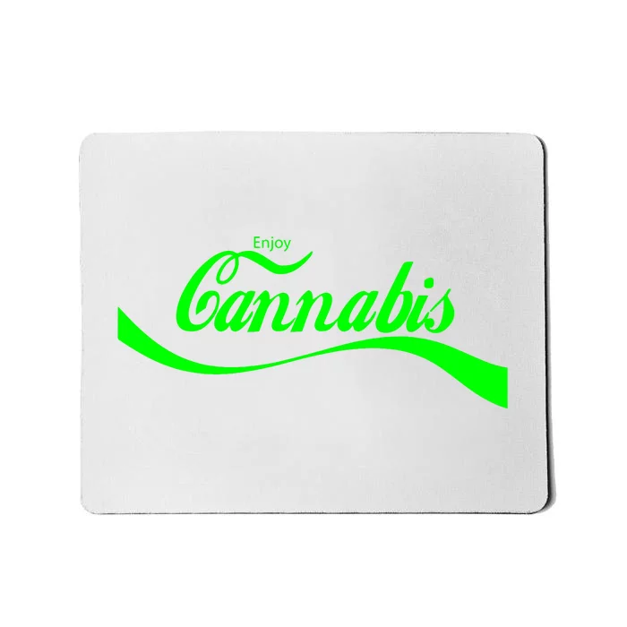 Vintage Cannabis Art Retro Marijuana Thc Retro 420 Day Weed Mousepad