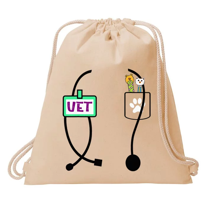 Veterinarian Costume Animal Doctor Vet Drawstring Bag