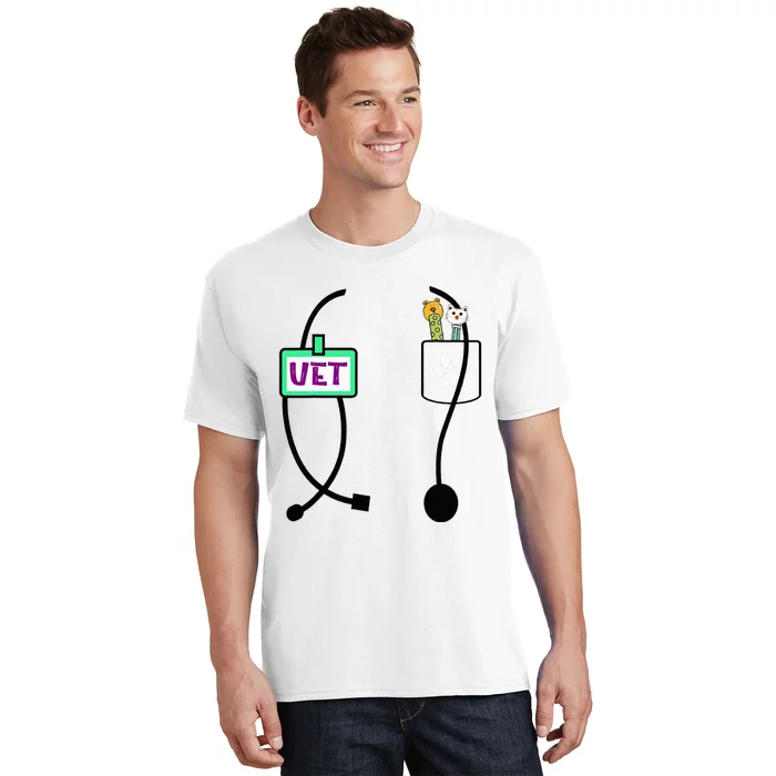 Veterinarian Costume Animal Doctor Vet T-Shirt