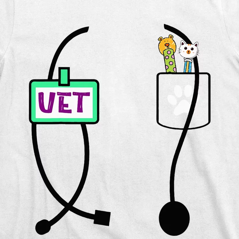 Veterinarian Costume Animal Doctor Vet T-Shirt