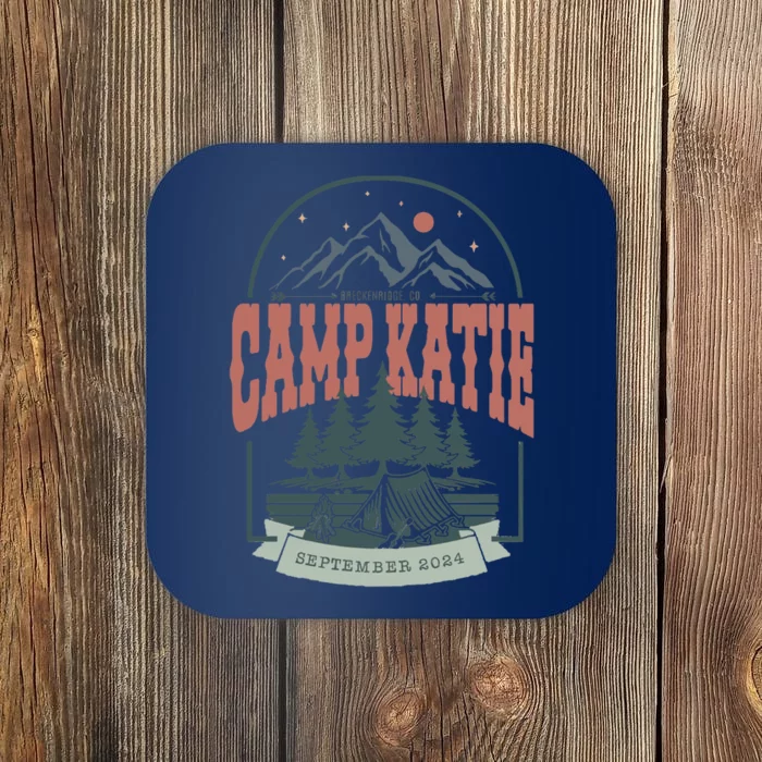 Vintage Camp Bachelorette Coaster