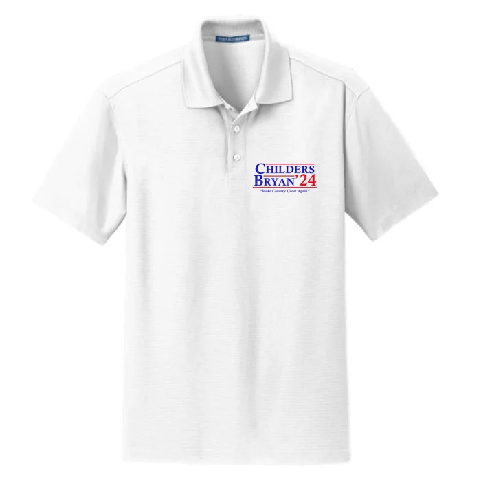 Vintage Childers Bryan 2024 Election Make Country Great Again. Dry Zone Grid Performance Polo