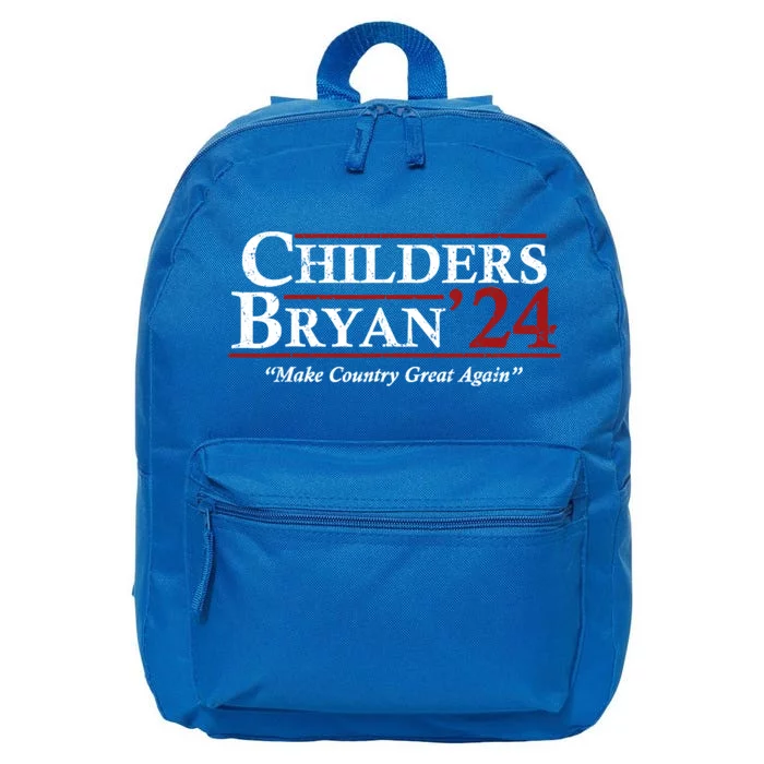 Vintage Childers Bryan 2024 Election Make Country Great Again. 16 in Basic Backpack