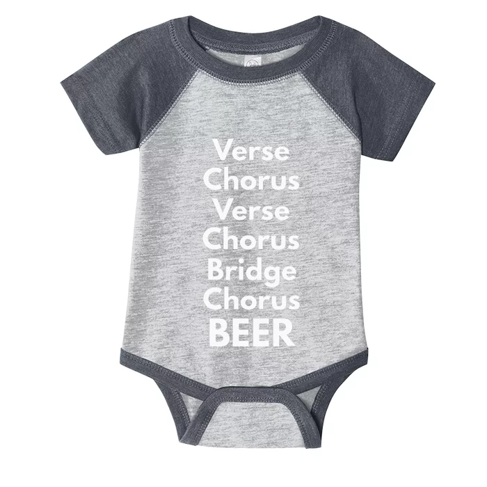 Verse Chorus Bridge Beer Infant Baby Jersey Bodysuit