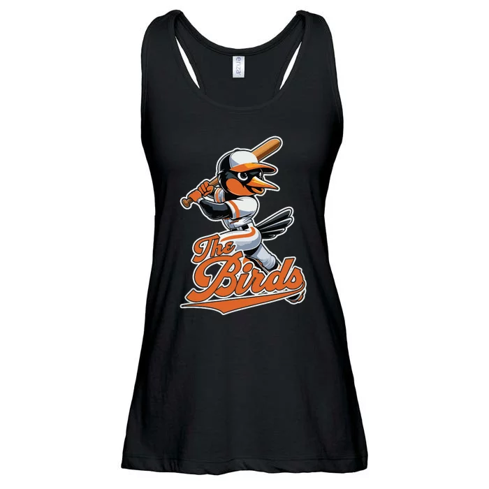 Vintage Cute Birds Classic Art Retro Baltimore Proud Name Ladies Essential Flowy Tank