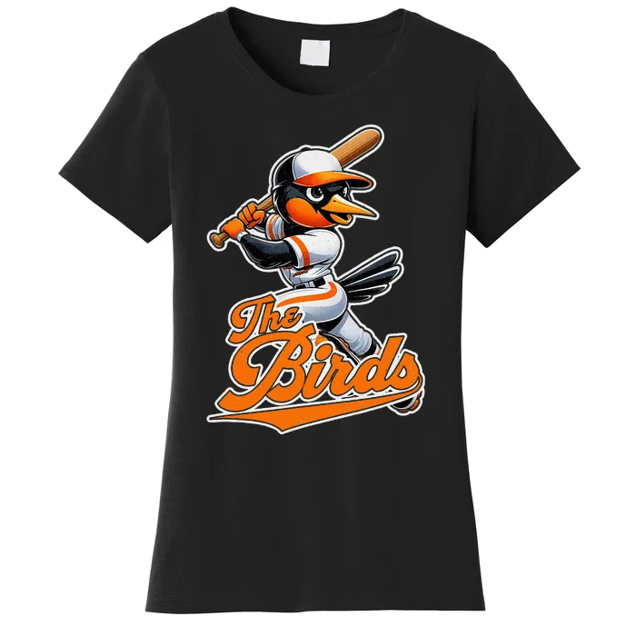 Vintage Cute Birds Classic Art Retro Baltimore Women's T-Shirt