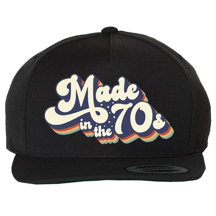 Vintage Costume Born In 1970 Made In The 70s Halloween Wool Snapback Cap