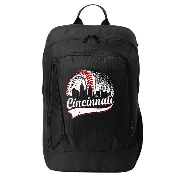 Vintage Cincinnati Baseball Men Women Boy Girl Kids Gifts City Backpack