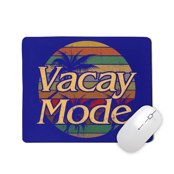 Vintage California Beach Retro Sunset Fashion Gift Vacay Mode Gift Mousepad