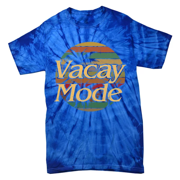 Vintage California Beach Retro Sunset Fashion Gift Vacay Mode Gift Tie-Dye T-Shirt