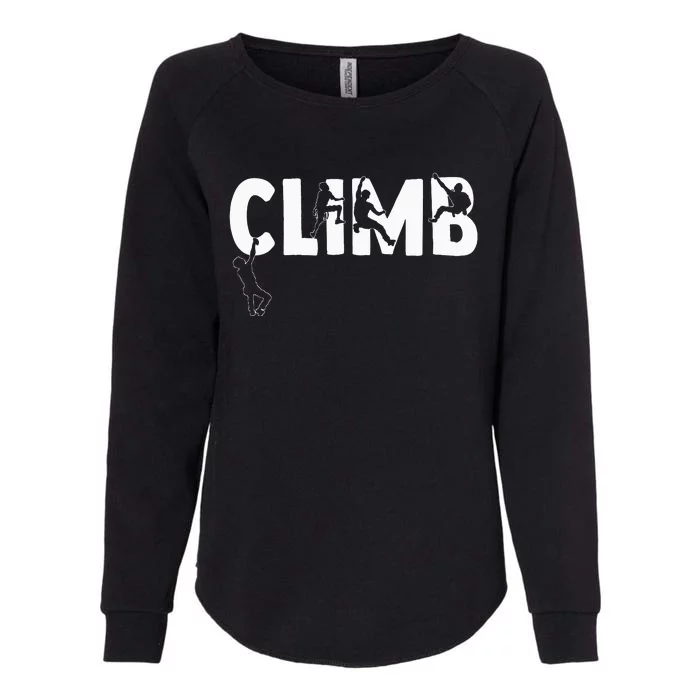 Vintage Climbing Bouldering Rock Climber Climbing Womens California Wash Sweatshirt