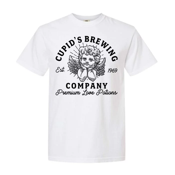 Vintage Cupid's Brewing Company Est 1969 Premium Love Potions Garment-Dyed Heavyweight T-Shirt