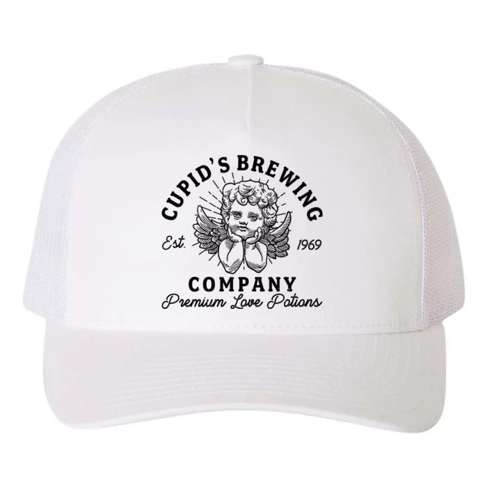 Vintage Cupid's Brewing Company Est 1969 Premium Love Potions Yupoong Adult 5-Panel Trucker Hat